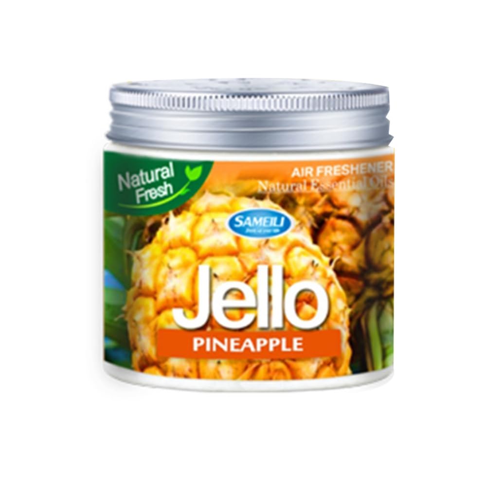 Sirxlevcy Auto 220g Jello Parfüm Lufterfrischer Autobalsam Desodorierend Langanhaltender Duft Auto Aromatherapie Ananas von Sirxlevcy