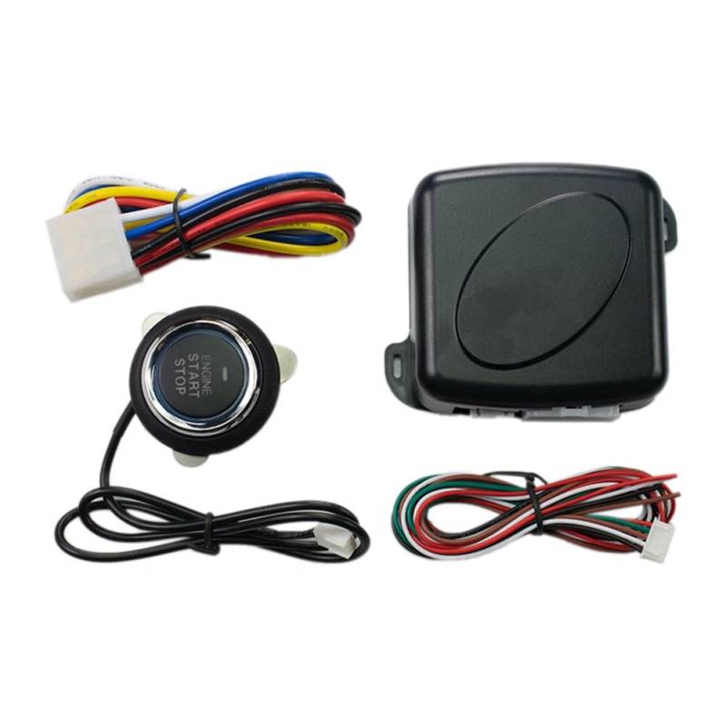Sirxlevcy Autoalarm, EIN-Knopf-Start/Stopp-System-Kit, Fernverriegelung der Motortür, Schlüsselloses Zugangssystem, Zentralverriegelung von Sirxlevcy