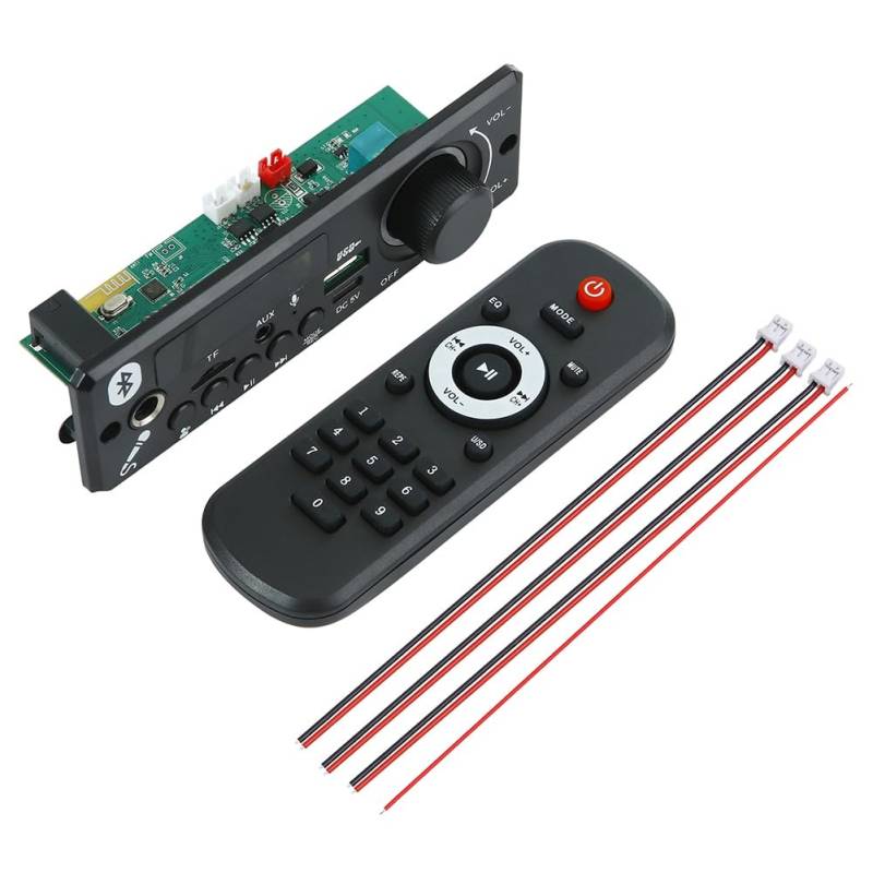 Sirxlevcy Bluetooth MP3 WAV Decoder Board Verstärker Freisprecheinrichtung Auto Audio Mikrofon USB TF Radio MP3-Player Lautsprecher von Sirxlevcy