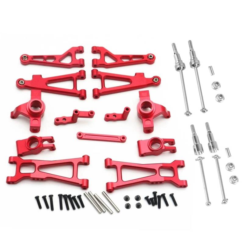 Sirxlevcy Metall-Antriebswellen-AufhäNgungsarm-Set für HBX 16889 16889A 16890 SG1601 SG1602 1/16 RC-Auto-Upgrade-Teile,1 von Sirxlevcy