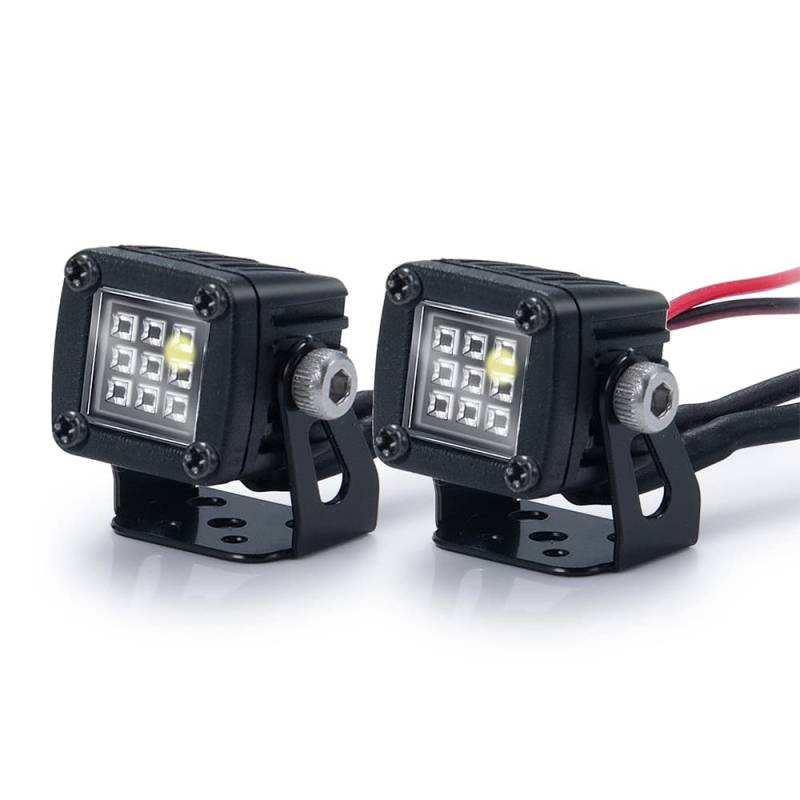 Sirxlevcy Modifizierte Scheinwerfer Spotlights Car Top Lights Bumper Lights für AXIAL SCX10 TRX4 TRX6 1/10 RC Crawler Car,C von Sirxlevcy