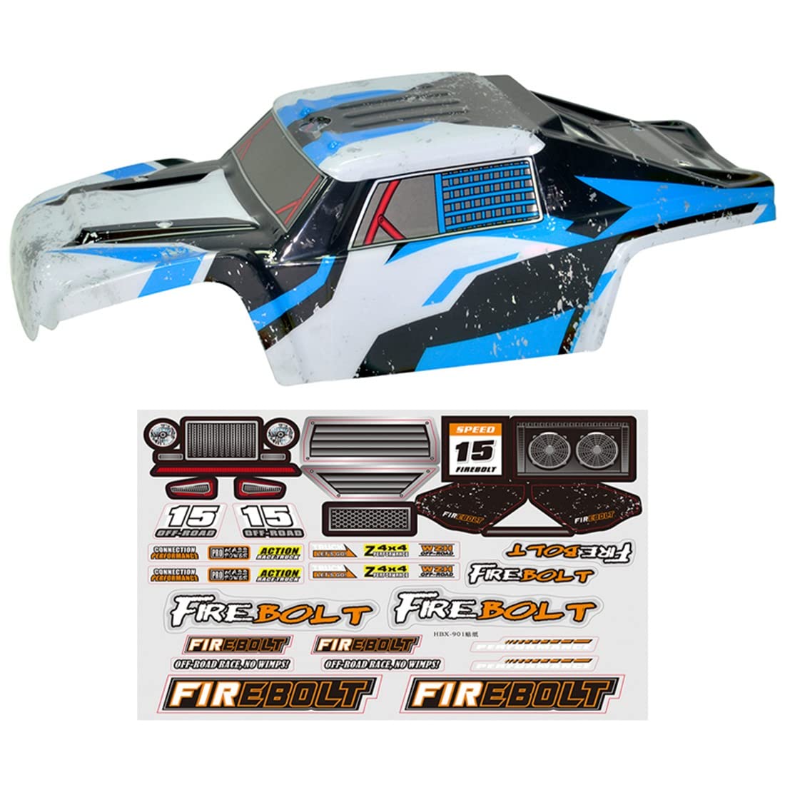 Sirxlevcy RC Car Body Shell für HBX 901 901A 1/12 RC Car Upgrades Teile Ersatzteile ZubehöR,2 Sirxlevcy RC Car Body Shell für HBX 901 901A 1/12 RC Car Upgrades Teile Ersatzteile ZubehöR,2 von Sirxlevcy