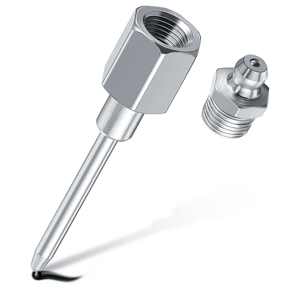 Sirxlevcy Schmaler Fettadapter mit Nadeldüse und Gehärteter Stahlspitze, Fettspender mit Nadelspitze und 1/8 NPT-Gewinde Sirxlevcy Schmaler Fettadapter mit Nadeldüse und Gehärteter Stahlspitze, Fettspender mit Nadelspitze und 1/8 NPT-Gewinde von Sirxlevcy
