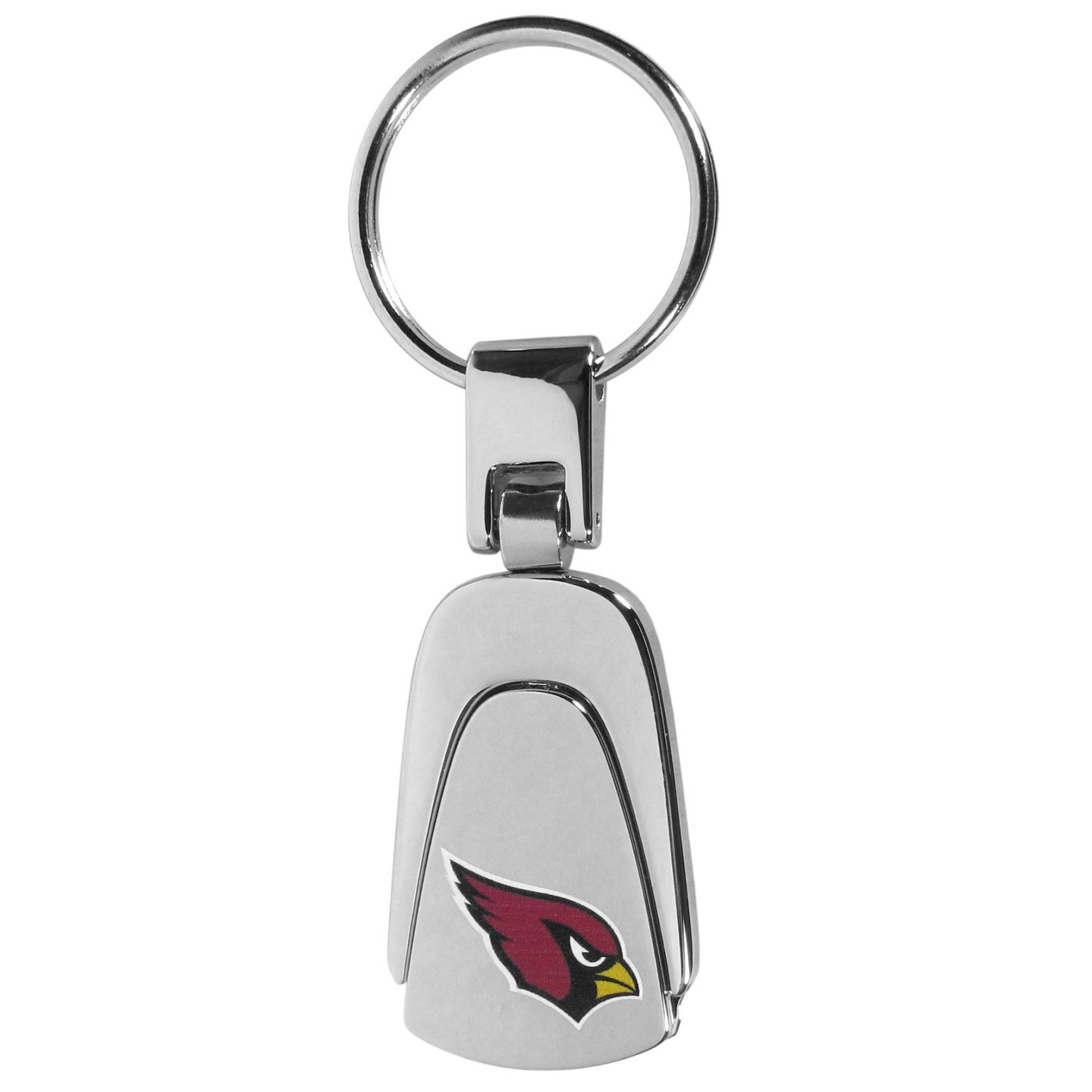 NFL Arizona Cardinals Unisex Siskiyou Sportssteel Teardop Schlüsselanhänger, Stahl, One Size von Siskiyou