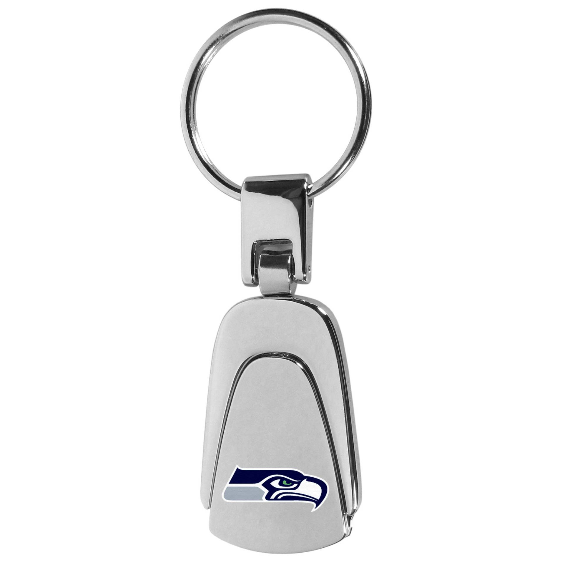 NFL Seattle Seahawks Unisex Siskiyou Sportssteel Teardop Schlüsselanhänger, Stahl, One Size von Siskiyou