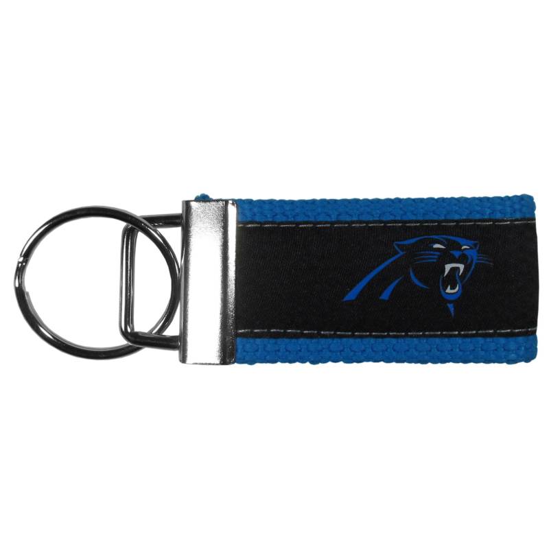 Siskiyou Sports NFL Carolina Panthers gewebter Schlüsselanhänger, Einheitsgröße, Teamfarben von Siskiyou