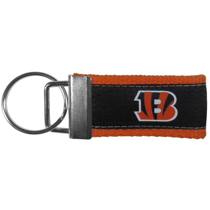 Siskiyou Sports NFL Cincinnati Bengals gewebter Schlüsselanhänger, Einheitsgröße, Teamfarben von Siskiyou
