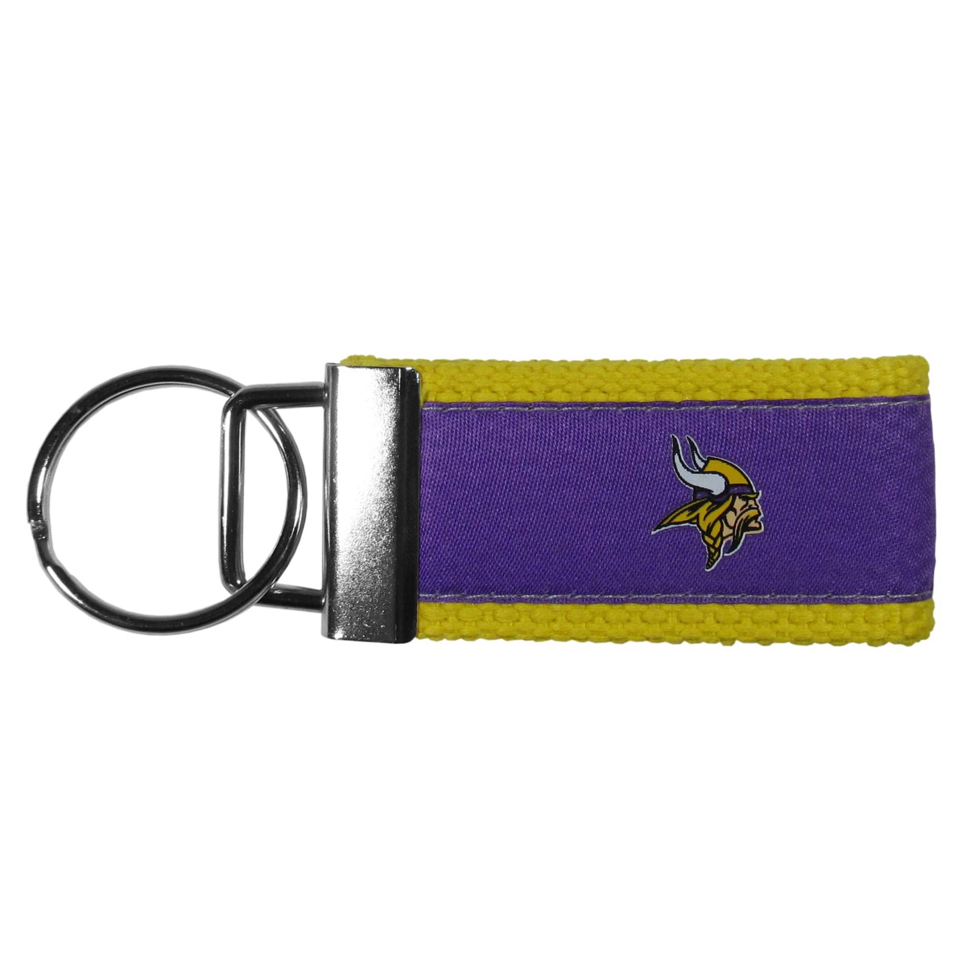 Siskiyou Sports NFL Minnesota Vikings gewebter Schlüsselanhänger, Einheitsgröße, Teamfarben von Siskiyou Sports