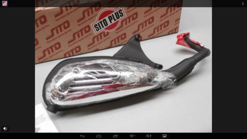 0264 Auspuff Sitoplus kompatibel für Piaggio Vespa 50 ET2 Vespa LX 50 2T 2006 - Mojito 50 von SITO
