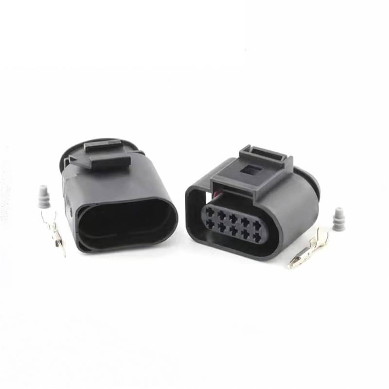 Auto Kabelstecker 10 Pin 1,5 Mm Serie Auto Nebelscheinwerfer Stecker 1J0973715 1J0973815 Auto Hinten Schwanz Lampe Stecker 6X0973815(Male Female) von Siuku