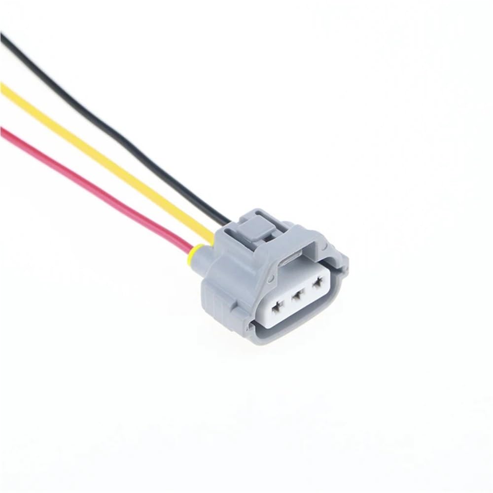 Auto Kabelstecker 3 Pin Buchse Stecker Kabel Stecker Blinker Bremse Glühbirne Lampe Halter Auto Zubehör(1Pcs Plug) von Siuku