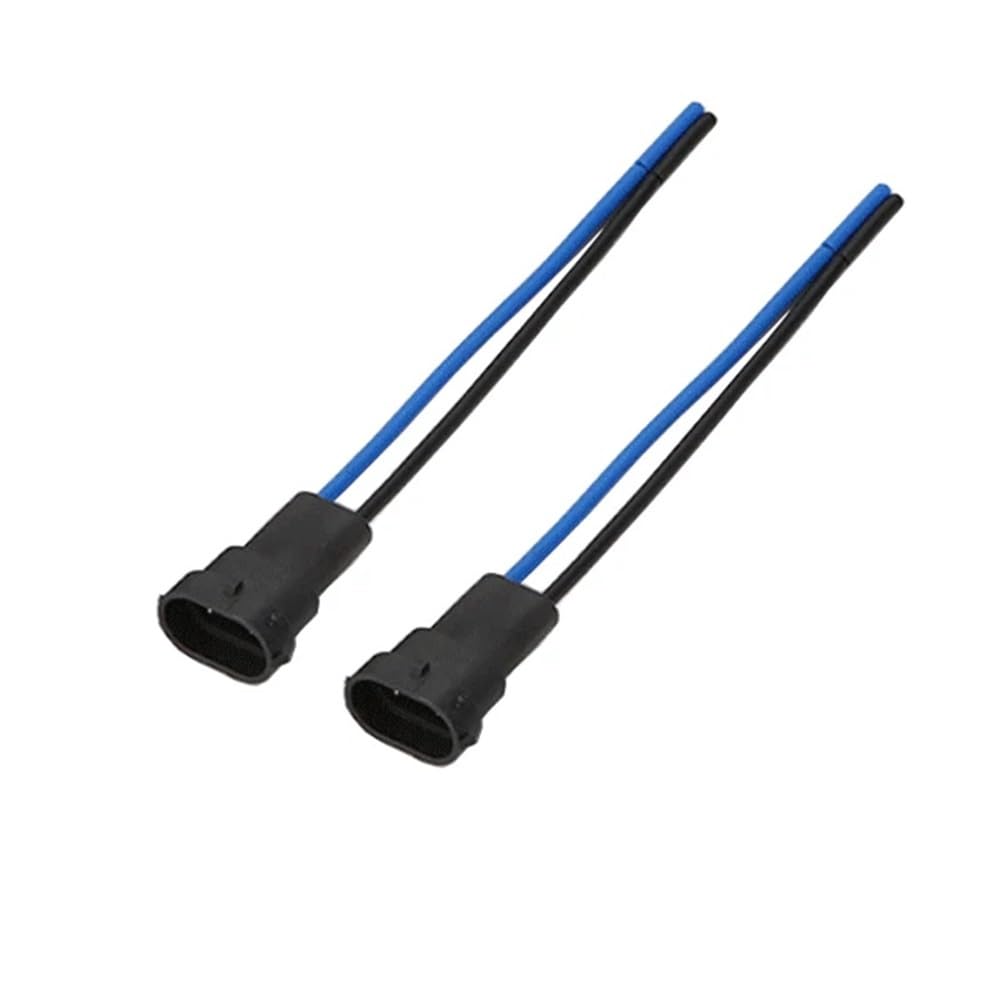 Auto Kabelstecker Kompatibel Mit Mazda H11 Glühbirnen-Anschlussbuchse Stecker Männlich Weiblich Mit Kabel Nebelscheinwerfer Zubehör(2PCS Male Plug) von Siuku