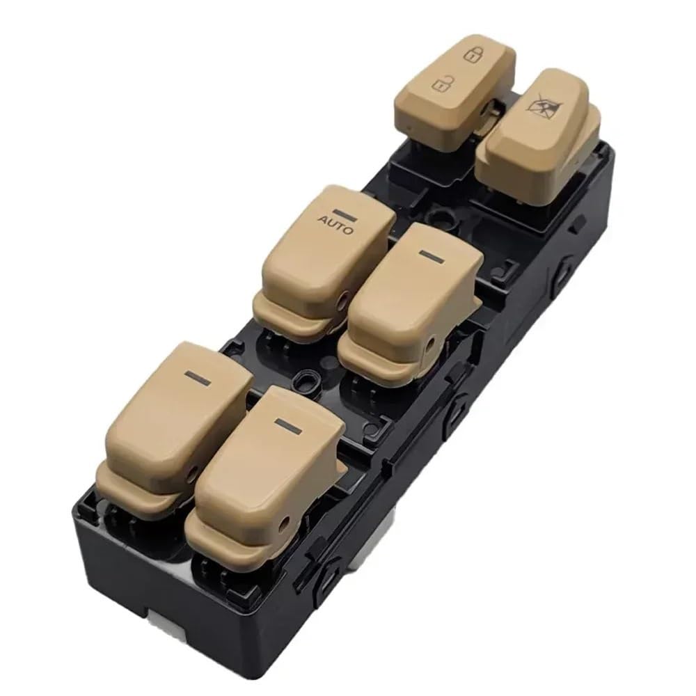 Fensterheber Schalter 93570-3S000 935703S000 Kompatibel Mit Hyundai Für Sonata 2011-2015 Vorne Links Elektrische Fensterheber Master Control Schalter Heber(Beige Button) von Siuku