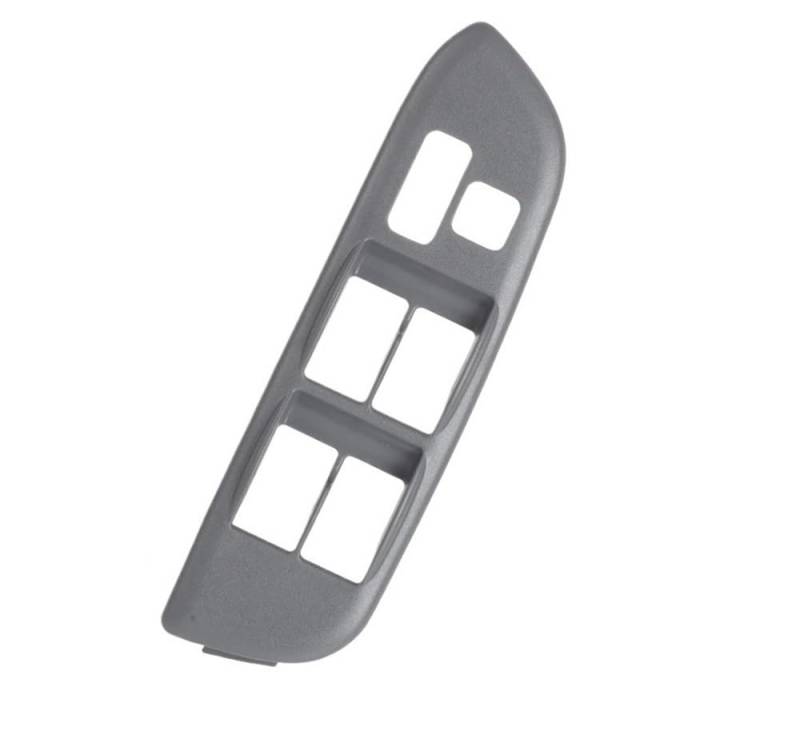Fensterheber Schalter Vordere Linke Tür Fensterheber Panel Armlehne Obere Taste Lock Schalter Trim Abdeckung Kompatibel Mit Toyota Für RAV4 2001-2005(Gray) von Siuku