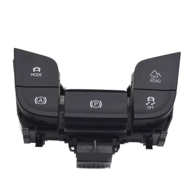 Parkbremse Schalter Kompatibel mit Skoda für Karoq für Kodiaq 566 927 225 B 56G927225B LHD Handbremse Handbremsschalter Modus ESP Offroad Einparkhilfeschalter von Siuku
