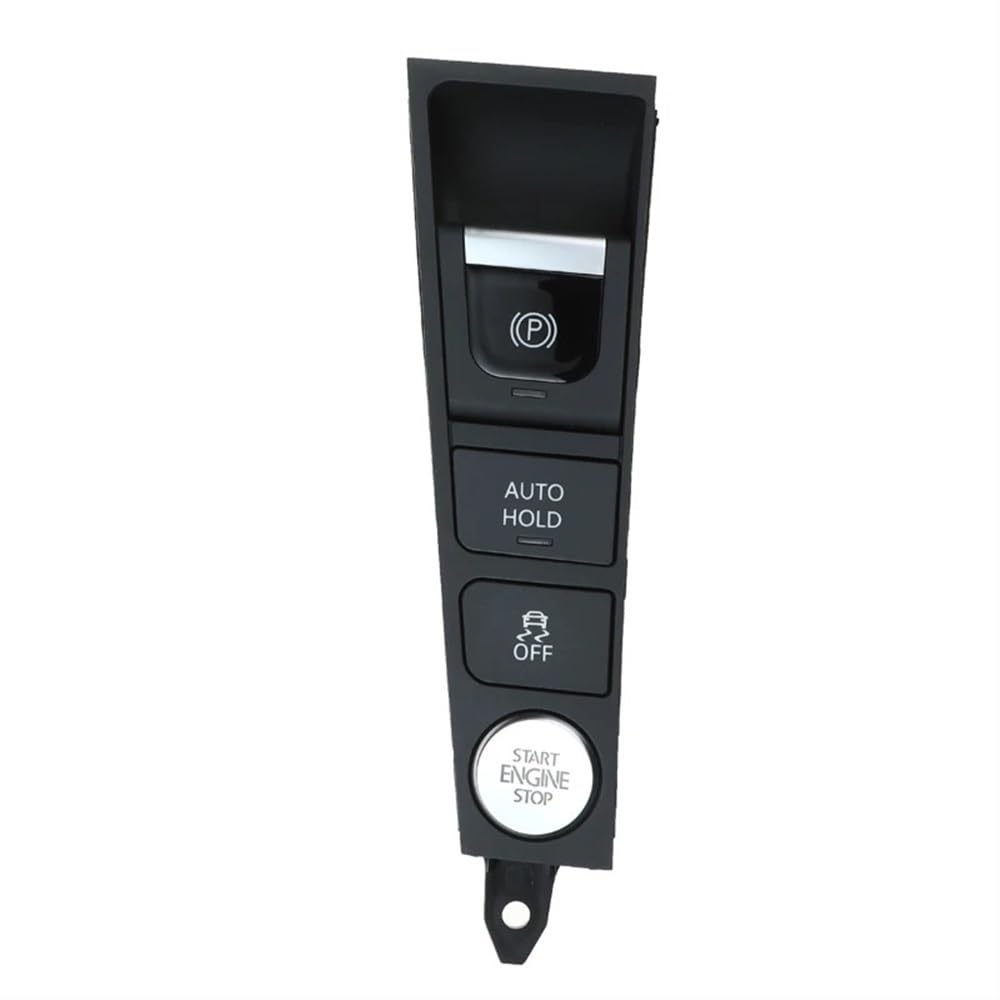 Parkbremse Schalter Kompatibel mit VW für Passat B7 2012–2016 3AD927137 3AD927137B 3AD 927 137 AB Handbremsknopf Autohalter ESP Motor Start Stop Schalter(with Engine) von Siuku