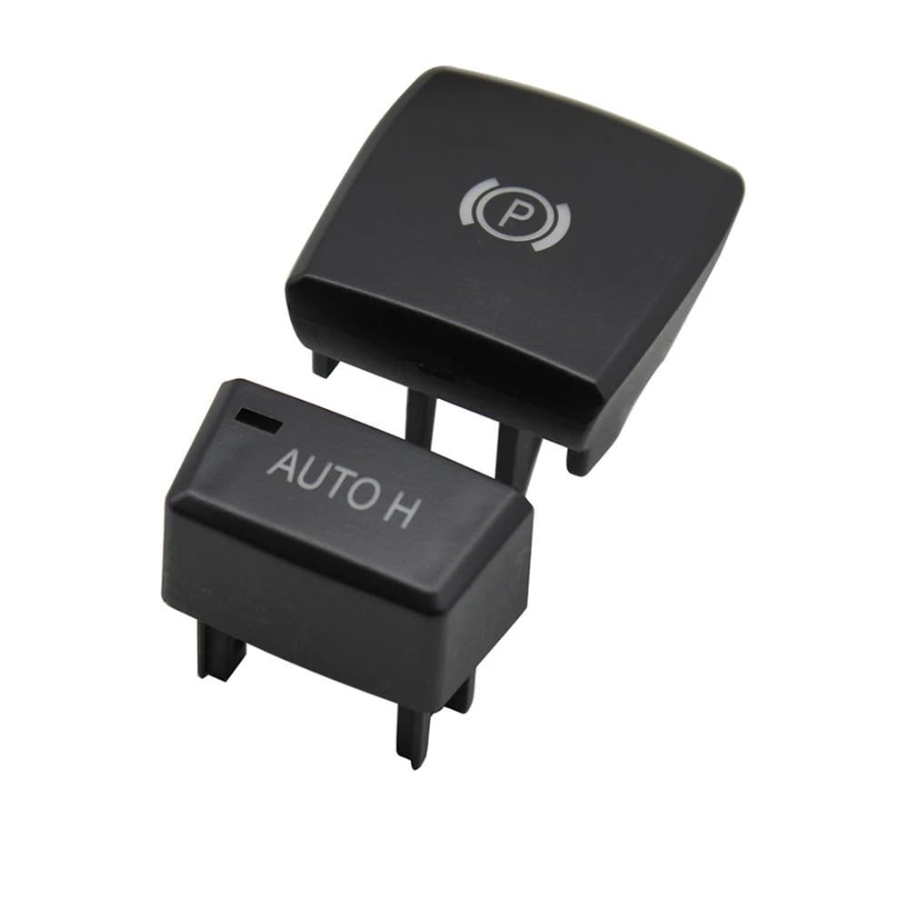 Parkbremse Schalter Kompatibel mit X6 für E71 E72 2008-2015 61319148508 Auto Elektronischer Handbremsen-Parkschalter Auto H Hold P-Tastenabdeckung(Black Set) von Siuku