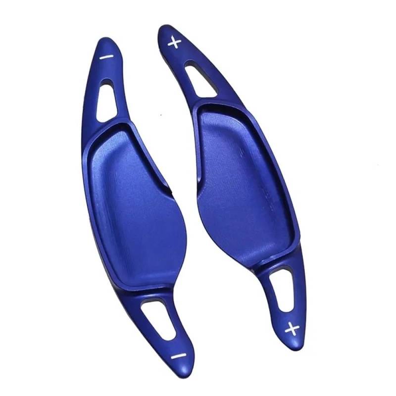 Schaltwippen Alu Kompatibel mit Toyota für Supra GR A90 A91 MK5 2019 2020 2021 2022 2023 2024 Schaltwippen-Verlängerungsabdeckung Innenschaltverkleidungsabdeckung(Blue) von Siuku