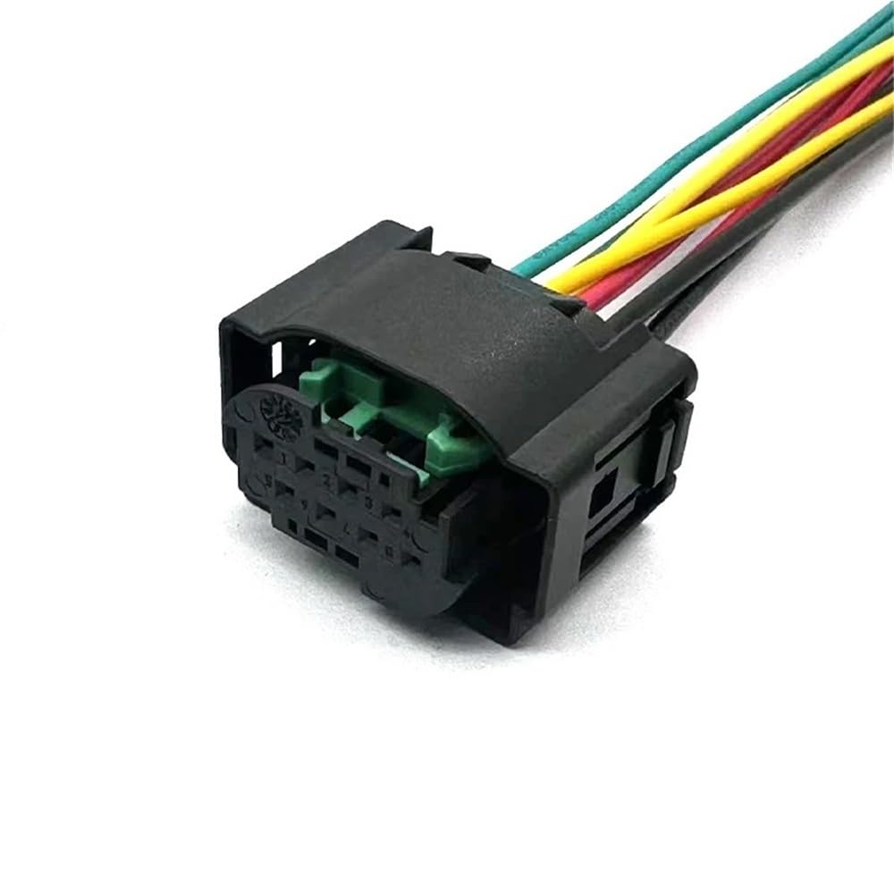 Siuku Auto Kabelstecker Kompatibel Mit A4L 4F0972708 8-poligem 1-1534229-1-Stecker(Female with 18AWG Wire) von Siuku