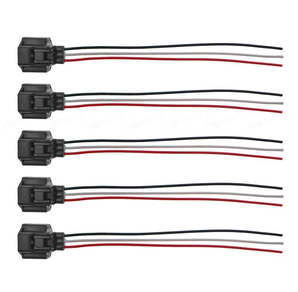 Siuku Auto Kabelstecker Kompatibel Mit Nissan Für Maxima Für Altima 3-poliger Kurbelwellen-Positionssensor-Steckeranschlusskabelbaum 23731-4M50A 23731-2Y52A 23731-6N21A(5 PCS) von Siuku
