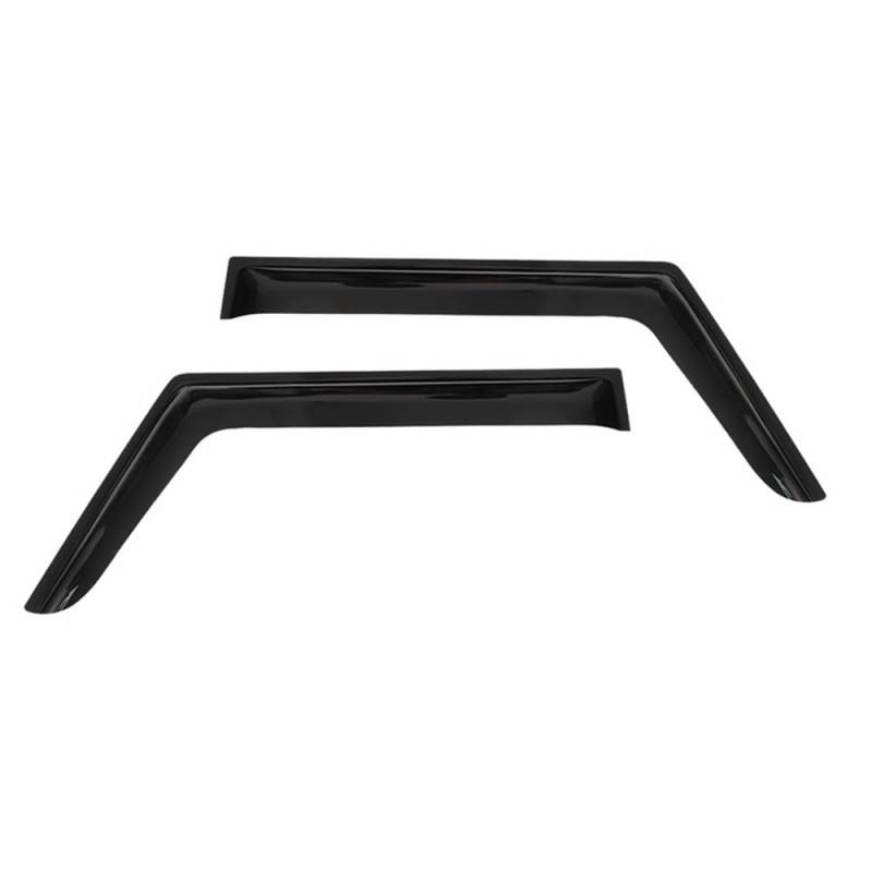 Siuku Auto Windabweiser Kompatibel mit Jeep für Wrangler 2/4-Türer JK 2007–2018 für JL 2018–2022 Seitenfensterabweiser Wetterschutz Wind Regen Schatten Visierschutz(for JK 07-18 2 Door) von Siuku