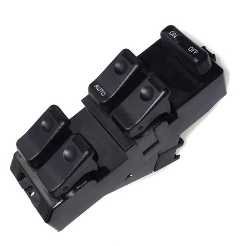 Siuku Fensterheber Schalter Kompatibel Mit Mazda Für Protege MPV 1996–1998 LHD Elektrischer Hauptfensterheberschalter Reglerknopf BC8E-66-350A BC8E66350A von Siuku