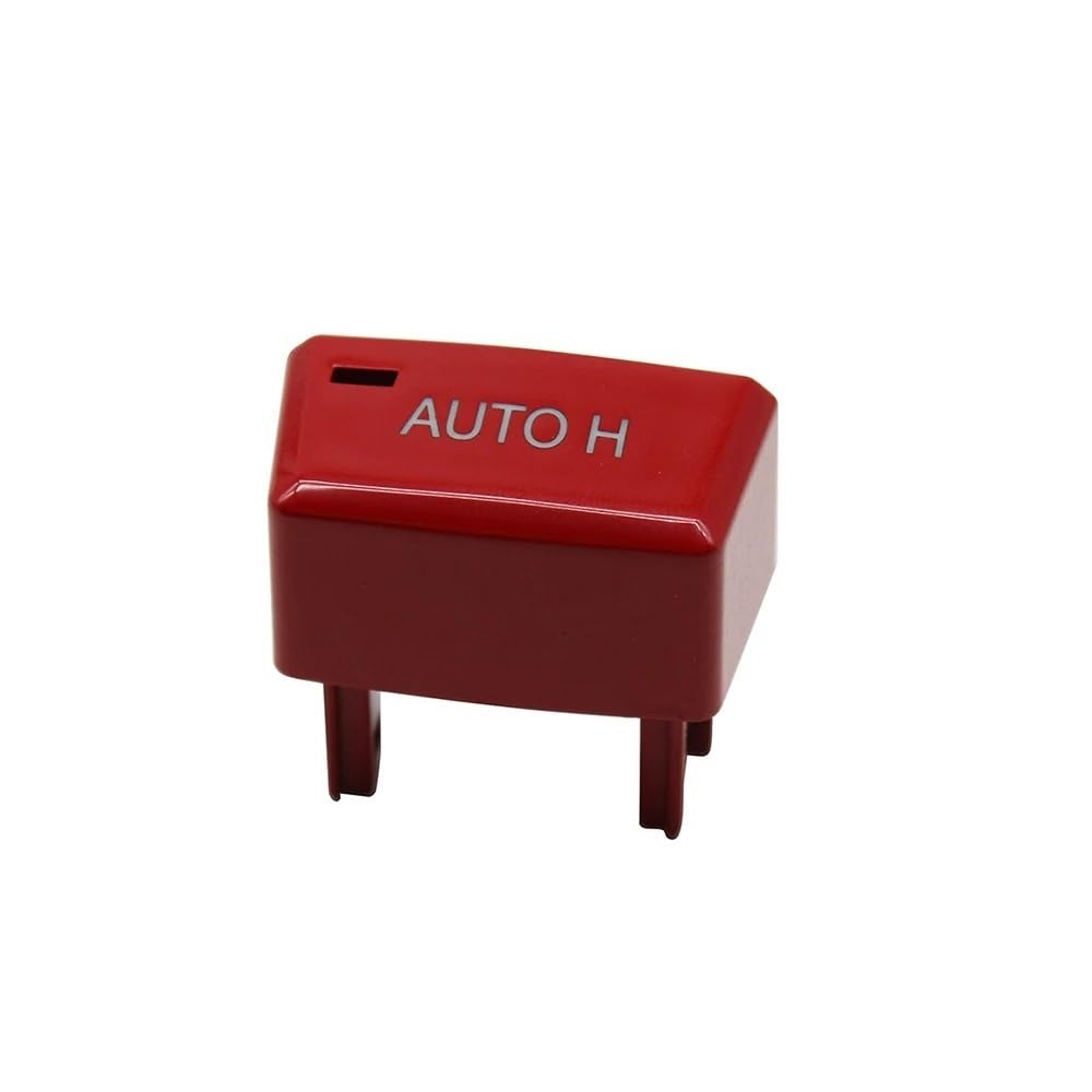 Siuku Parkbremse Schalter Kompatibel mit X6 für E71 E72 2008-2015 61319148508 Auto Elektronischer Handbremsen-Parkschalter Auto H Hold P-Tastenabdeckung(Red Auto H) von Siuku