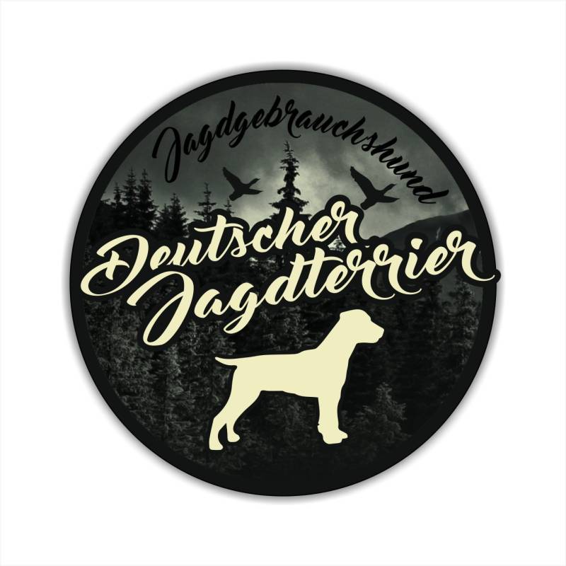 siviwonder Auto Aufkleber JAGDHUND DIGI Deutscher Jagdterrier Hundeaufkleber Jagd von siviwonder