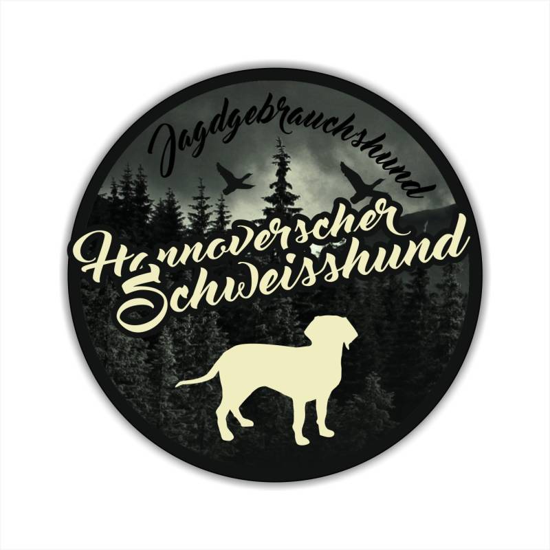 siviwonder Auto Aufkleber JAGDHUND DIGI HANNOVERSCHER SCHWEIßHUND SCHWEISSHUND Hundeaufkleber Jagd von siviwonder