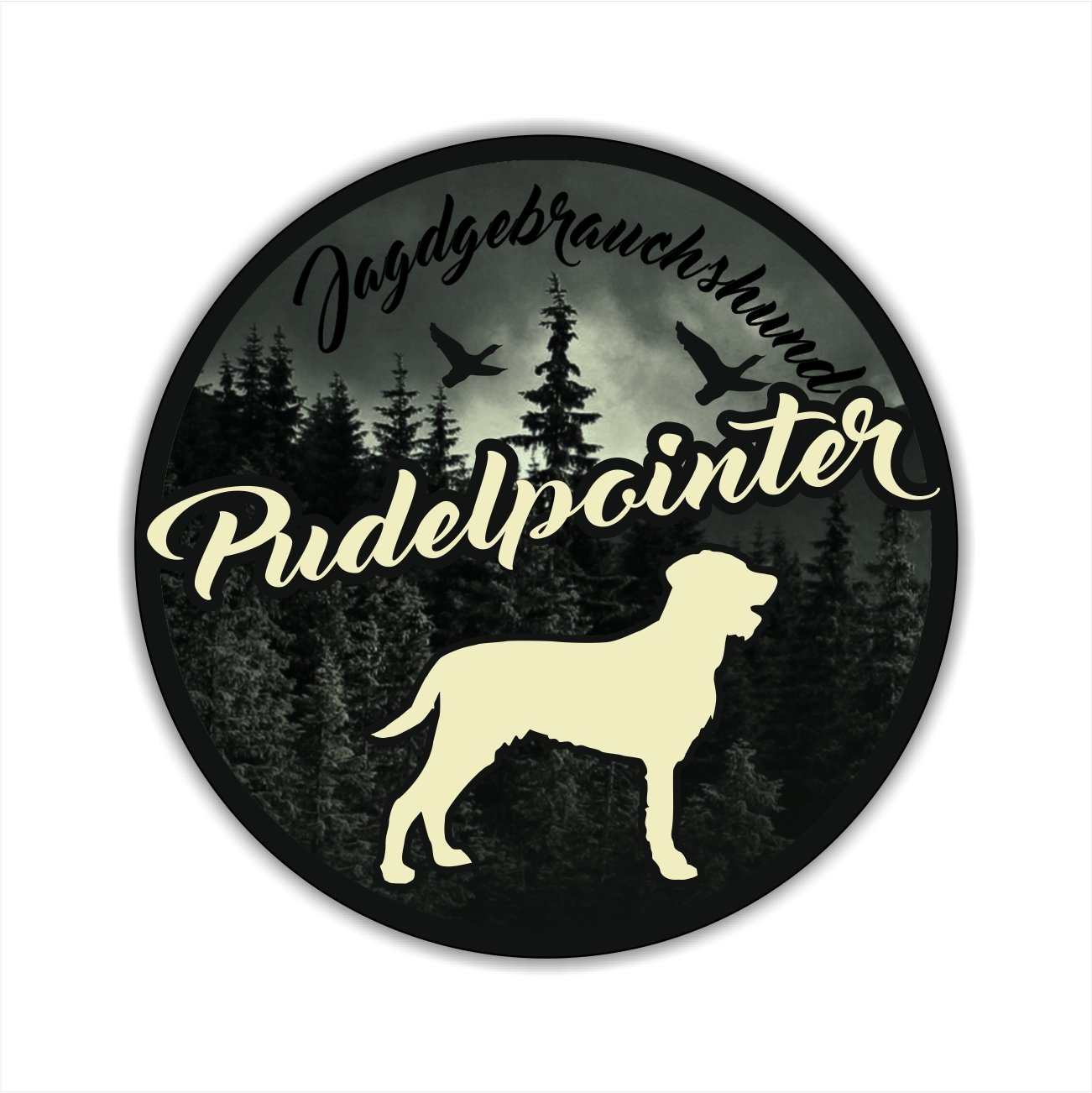siviwonder Auto Aufkleber JAGDHUND DIGI Pudelpointer PUDEL Pointer Hundeaufkleber Jagd siviwonder Auto Aufkleber JAGDHUND DIGI Pudelpointer PUDEL Pointer Hundeaufkleber Jagd von siviwonder