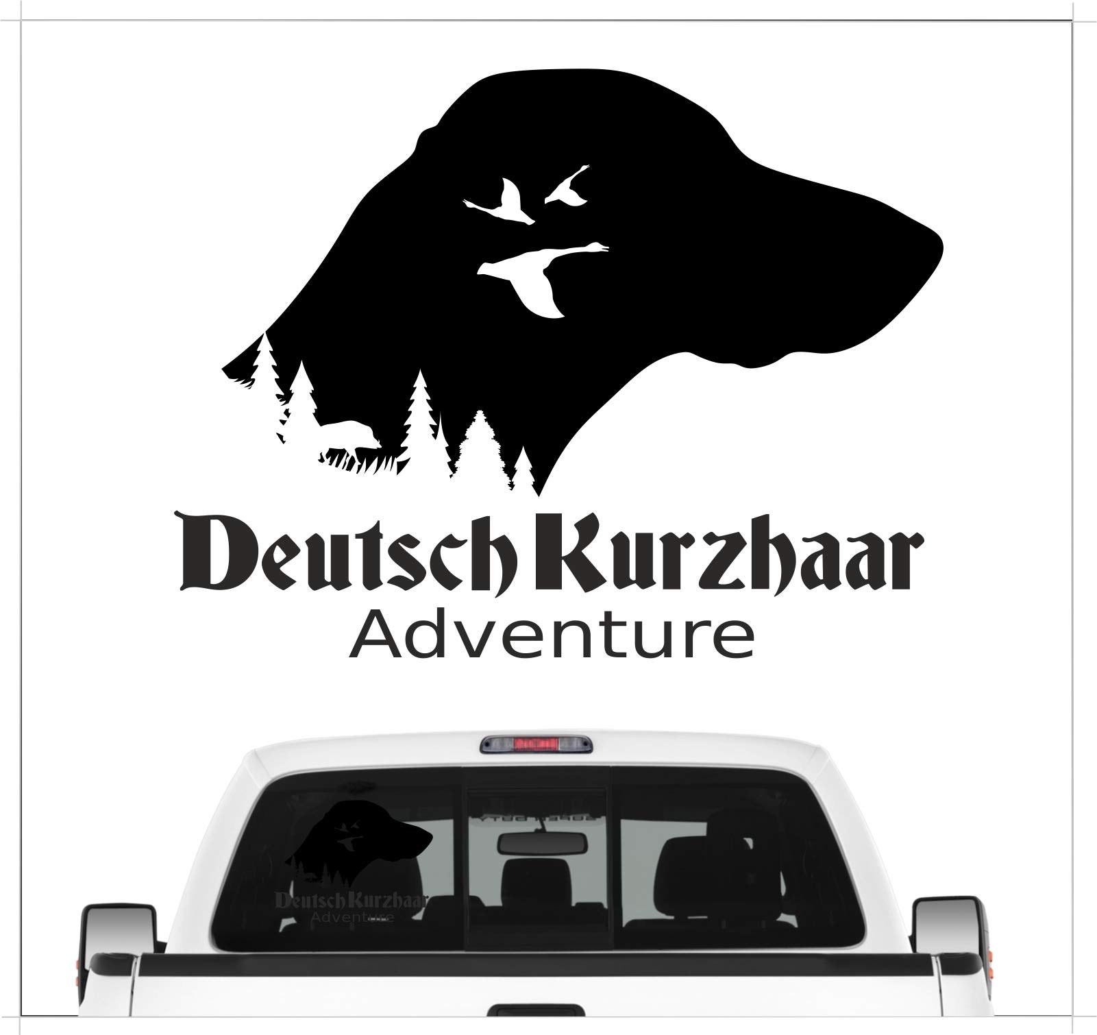 siviwonder Auto Aufkleber Deutsch Kurzhaar DK Adventure Autoaufkleber Hundemotiv Hundeaufkleber autoaufkleber Hund Folie Jagdaufkleber Jagdschwarz MATT siviwonder Auto Aufkleber Deutsch Kurzhaar DK Adventure Autoaufkleber Hundemotiv Hundeaufkleber autoaufkleber Hund Folie Jagdaufkleber Jagdschwarz MATT von siviwonder