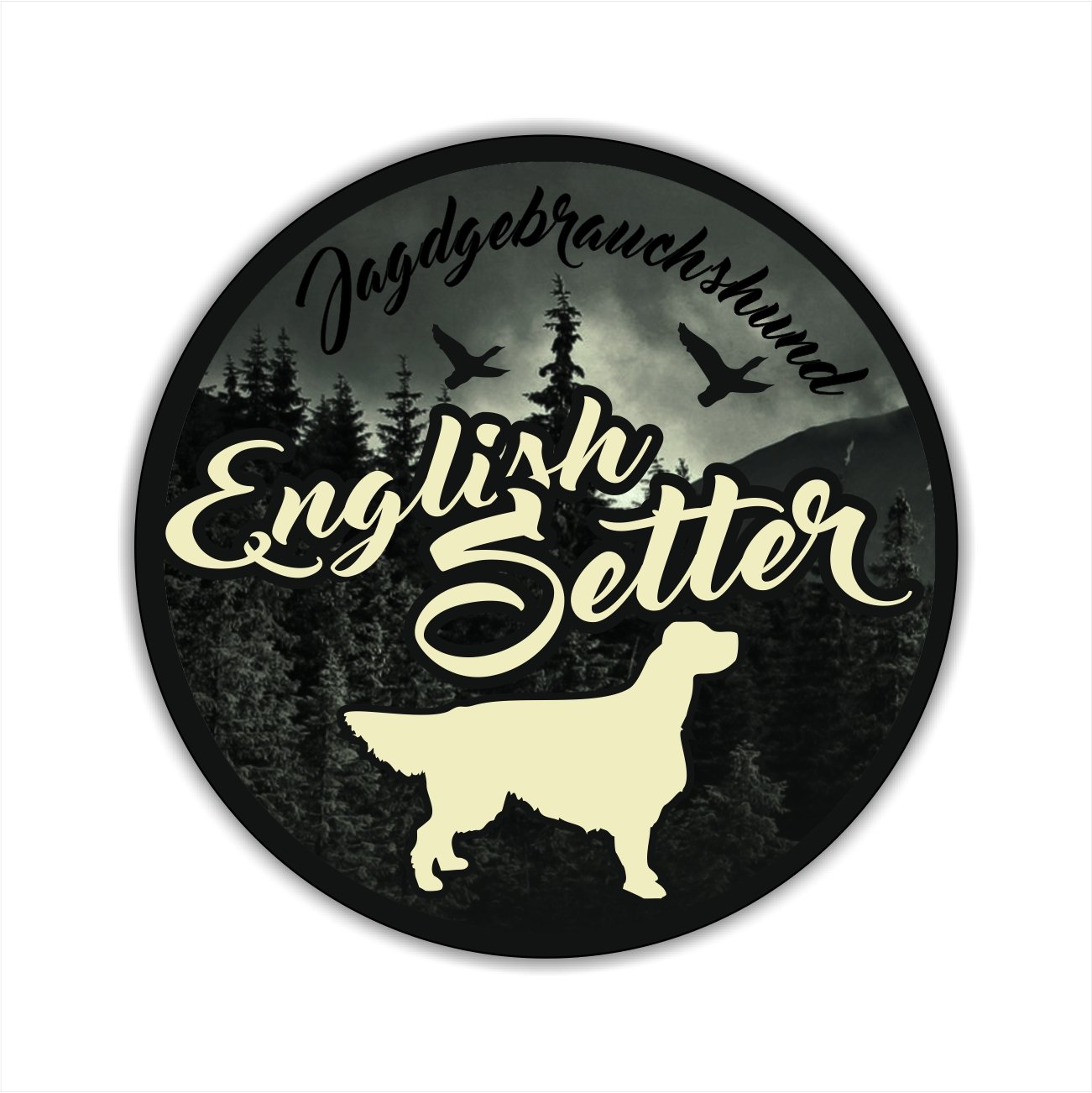 siviwonder Auto Aufkleber JAGDHUND DIGI English Setter Hundeaufkleber Jagd siviwonder Auto Aufkleber JAGDHUND DIGI English Setter Hundeaufkleber Jagd von siviwonder