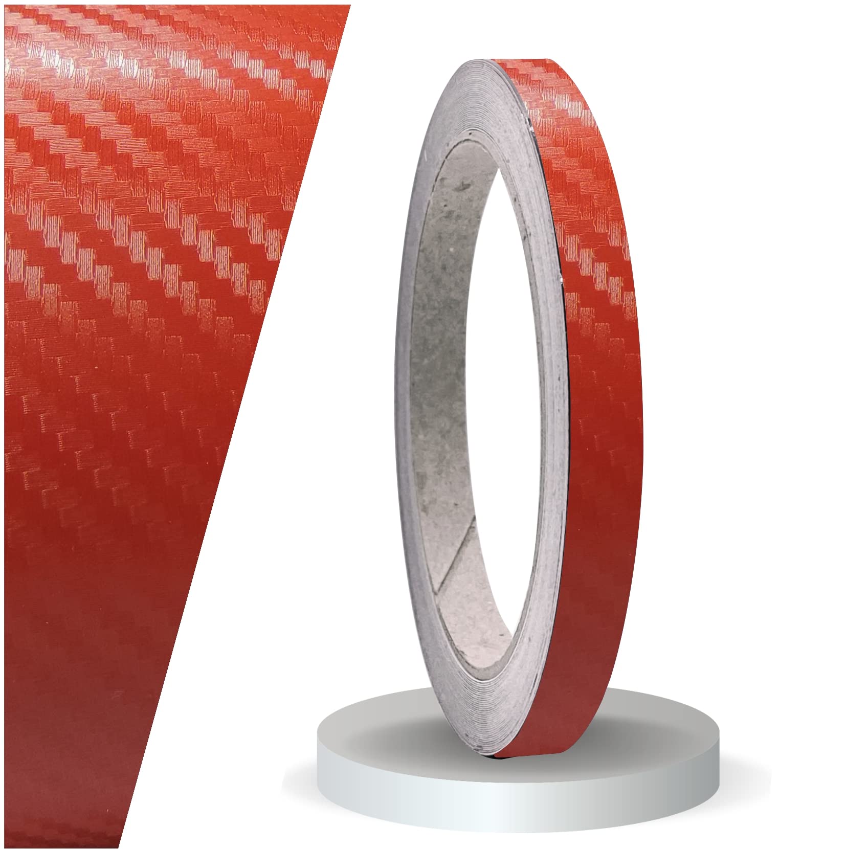 siviwonder Zierstreifen rot Carbon in 9 mm Breite und 10 m Länge Folie für Auto Aufkleber Boot Jetski Modellbau Klebeband Dekorstreifen Seitenstreifen Klebestreifen DIY Basteln selbstklebend siviwonder Zierstreifen rot Carbon in 9 mm Breite und 10 m Länge Folie für Auto Aufkleber Boot Jetski Modellbau Klebeband Dekorstreifen Seitenstreifen Klebestreifen DIY Basteln selbstklebend von siviwonder