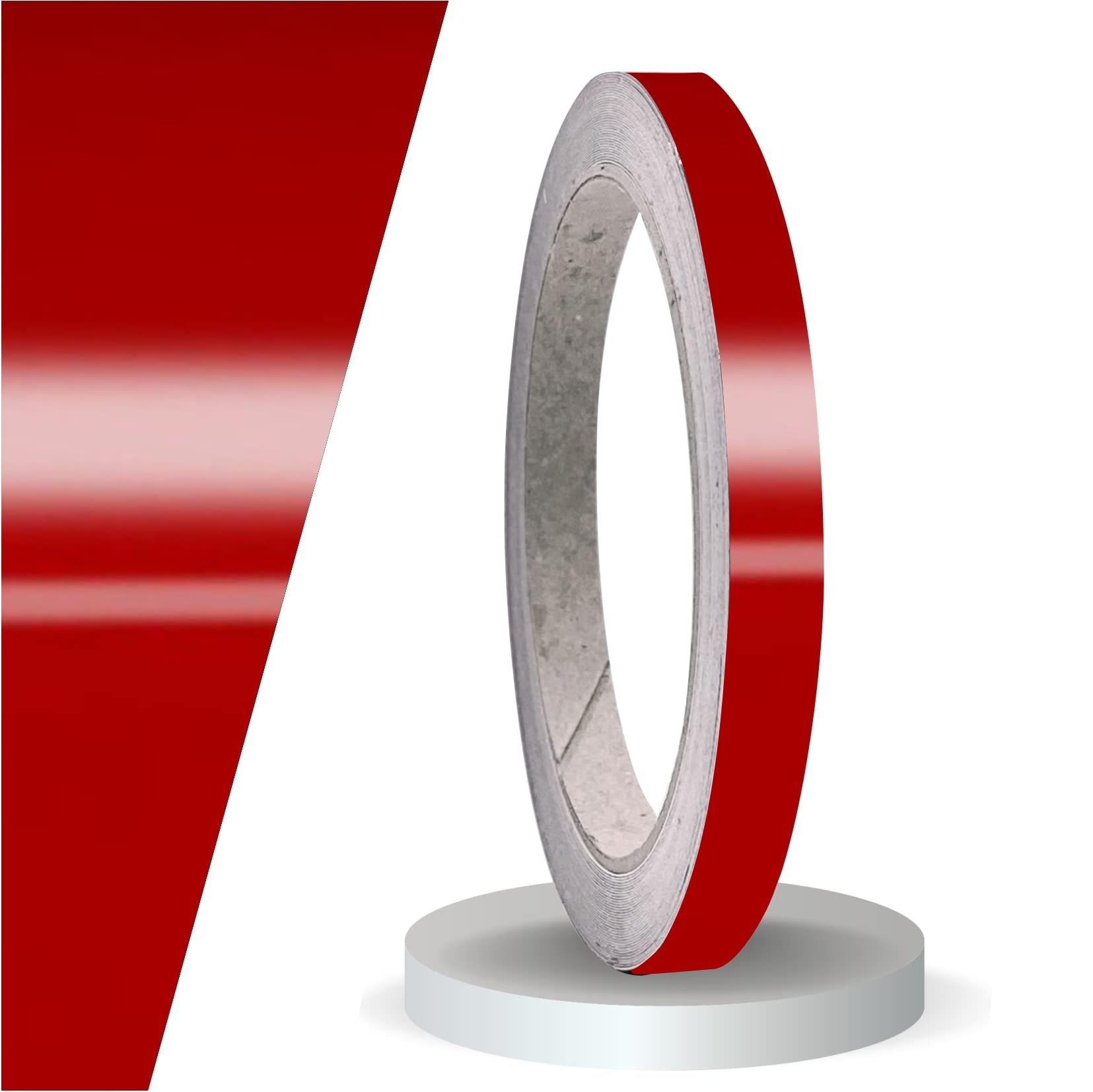 siviwonder Zierstreifen rot Karmin Glanz in 9 mm Breite und 10 m Länge Aufkleber Folie für Auto Boot Jetski Modellbau Klebeband Dekorstreifen - Karminrot siviwonder Zierstreifen rot Karmin Glanz in 9 mm Breite und 10 m Länge Aufkleber Folie für Auto Boot Jetski Modellbau Klebeband Dekorstreifen - Karminrot von siviwonder