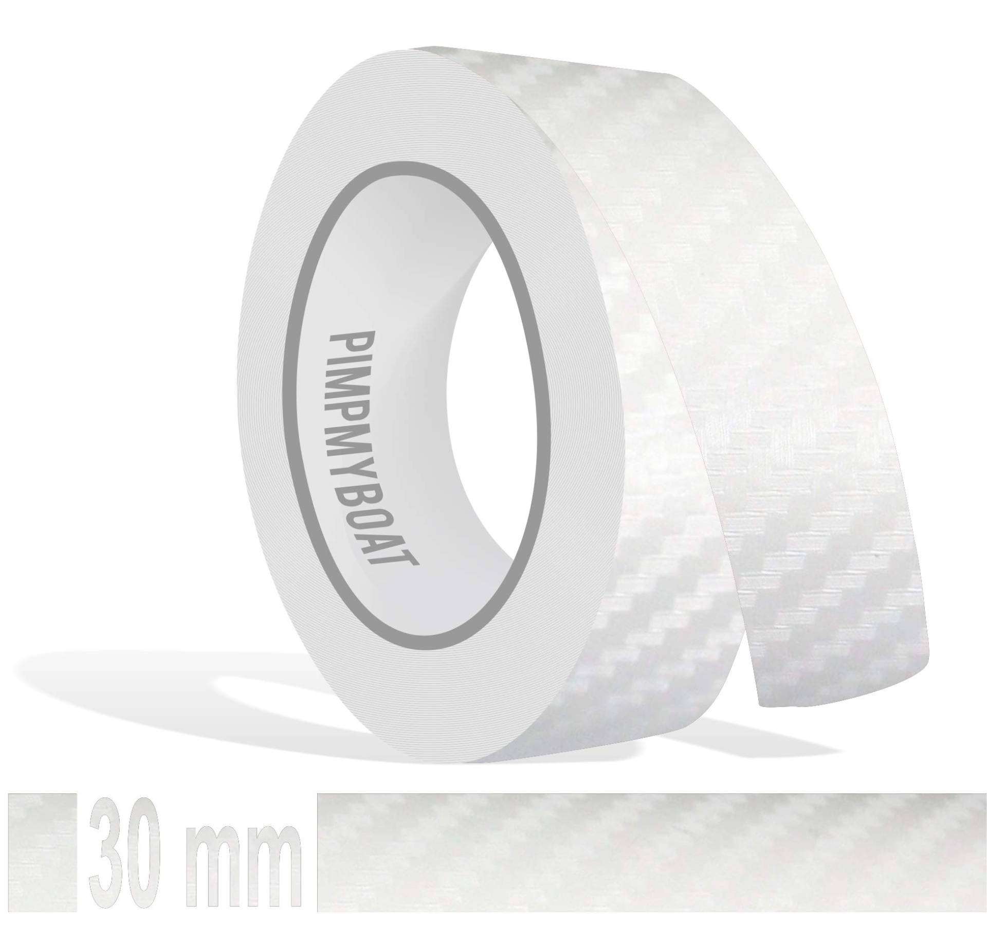 siviwonder Zierstreifen weiß Weiss Carbon in 30 mm Breite und 10 m Länge Folie für Auto Aufkleber Boot Jetski Modellbau Klebeband Dekorstreifen White siviwonder Zierstreifen weiß Weiss Carbon in 30 mm Breite und 10 m Länge Folie für Auto Aufkleber Boot Jetski Modellbau Klebeband Dekorstreifen White von siviwonder