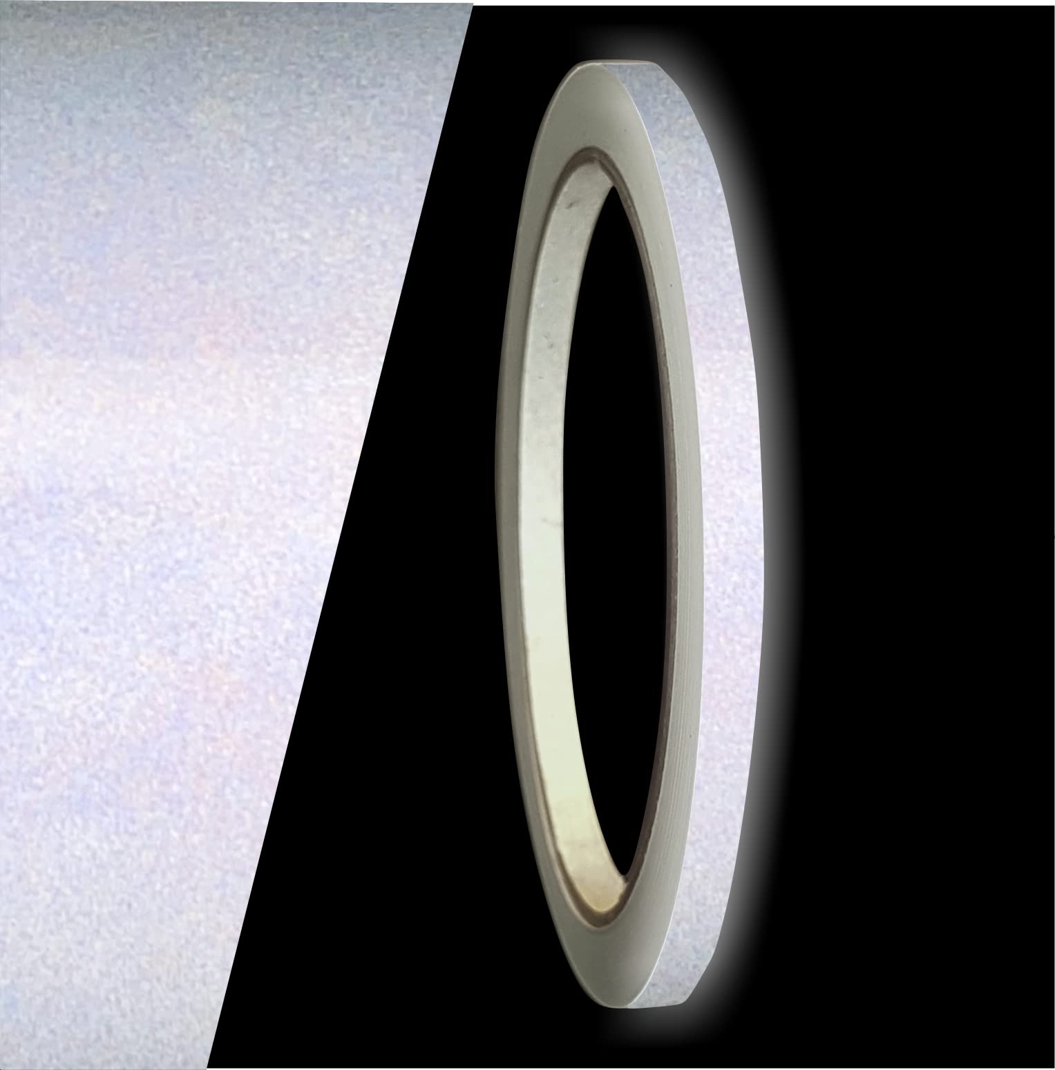 siviwonder Zierstreifen weiß reflektierend Reflex Aufkleber 5mm Länge 10m Auto Reflexband Weiss von siviwonder