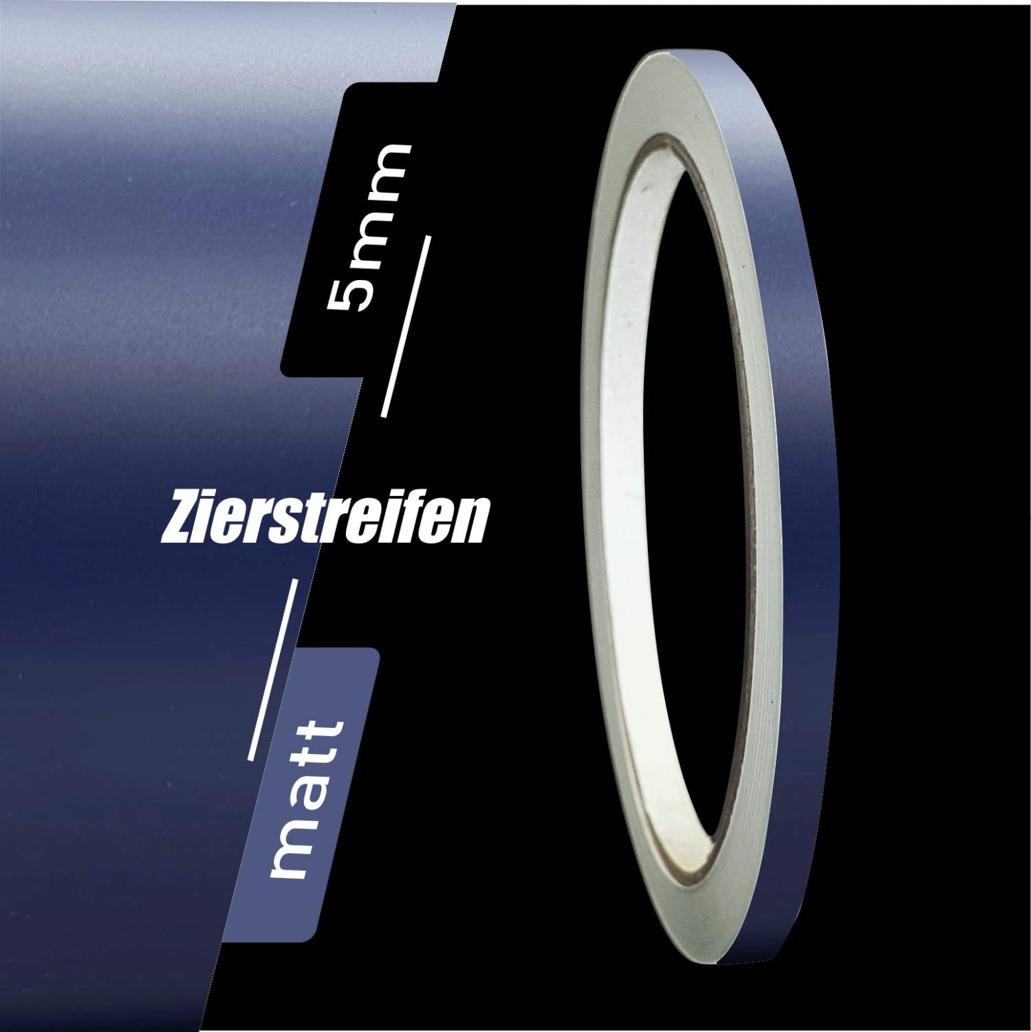 siviwonder Zierstreifen Matt dunkelblau blau 5mm Aufkleber Länge 10m Auto Boot Klebeband Sticker siviwonder Zierstreifen Matt dunkelblau blau 5mm Aufkleber Länge 10m Auto Boot Klebeband Sticker von siviwonder