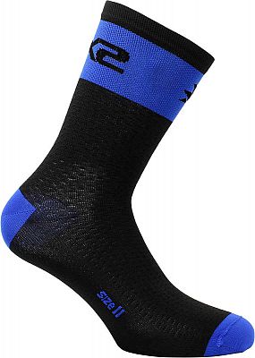 Sixs Logo, Socken Unisex - Schwarz/Blau - 36/39 von Sixs