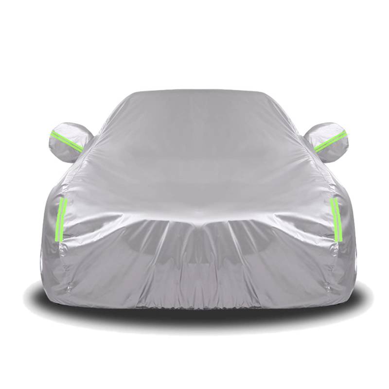 HPLWYM Abdeckplane Kompatibel mit BMW 3 Series 318i 318d Sedan G20 2023-2019 Wasserdicht Maßgeschneidert Autoabdeckung mit Baumwollfutter All Wetter Autoplane Abdeckung mit Winddichten Riemen von SjYsXm
