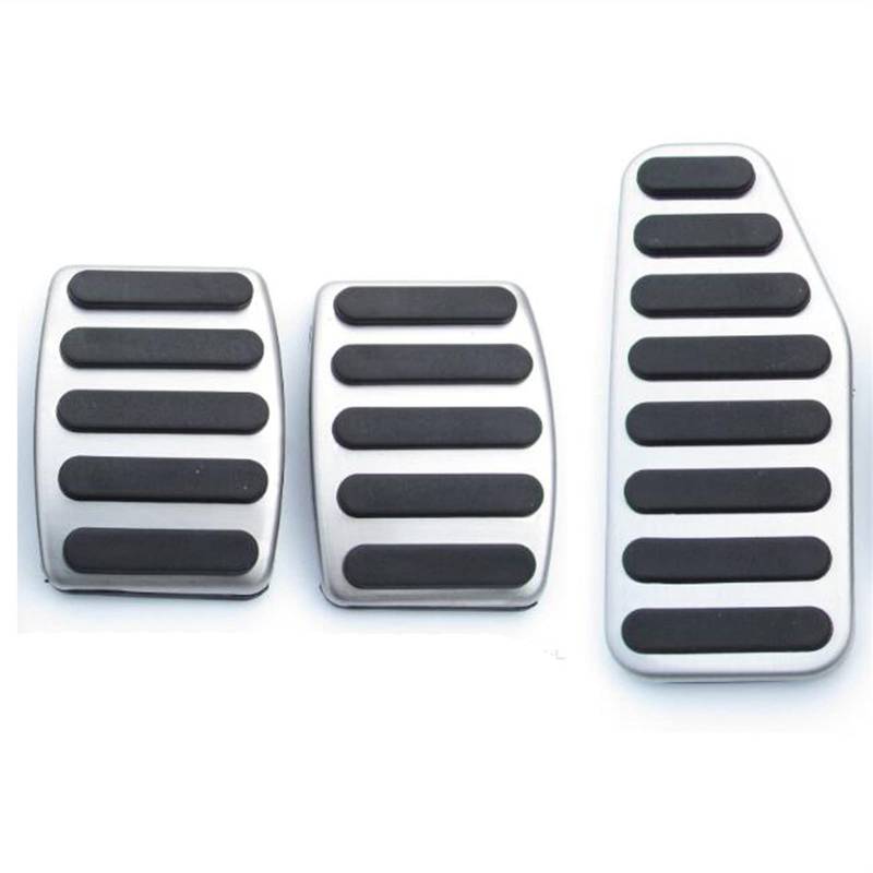 Bremse Pedalkappen Abdeckung Auto-Kupplung Bremsbeschleuniger Pedal Fußstütze-Pedale Tipps Passend für Suzuki Swift Alto Jimny Car Styling Zubehör (Color : MT) von Skdvy