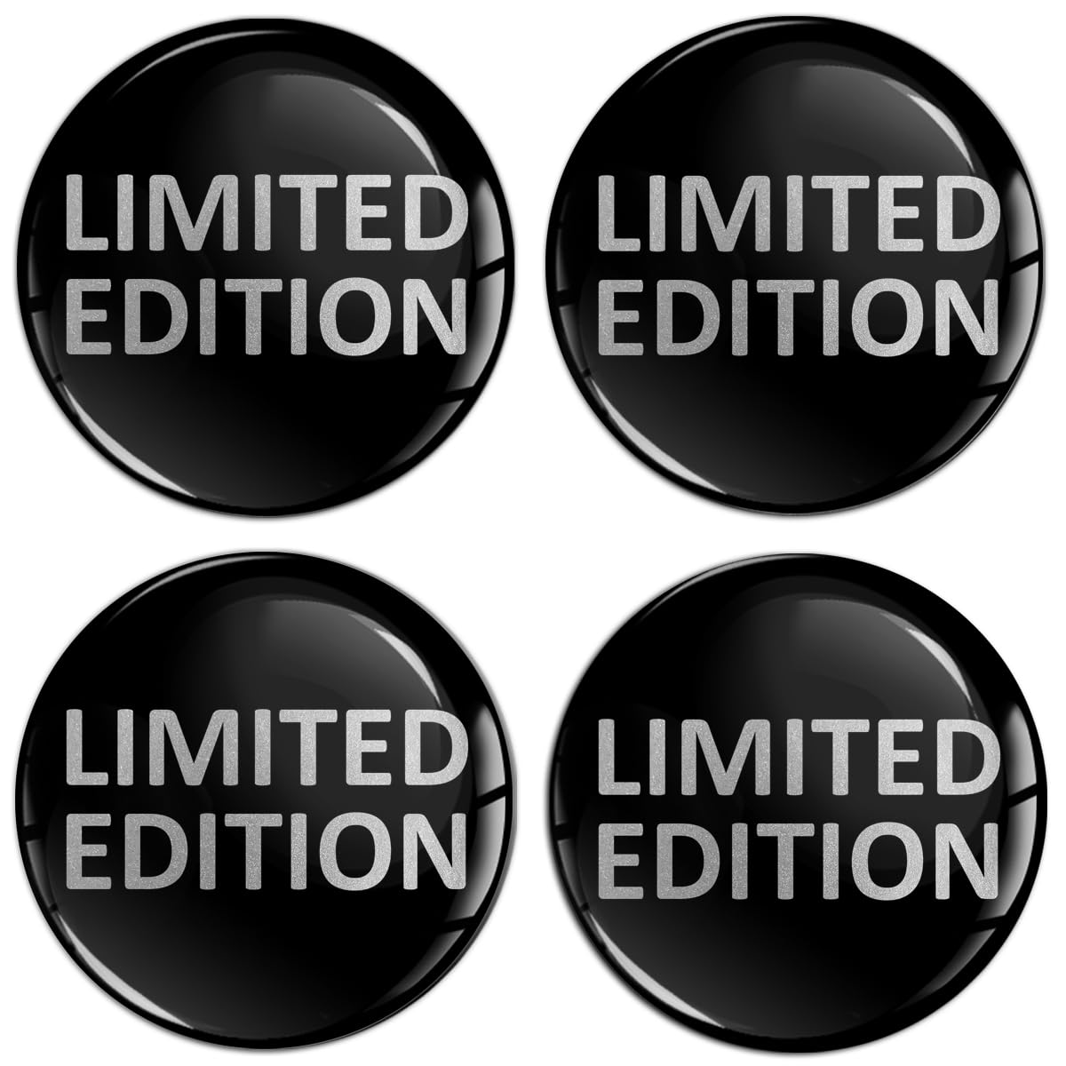 SkinoEu Aufkleber Autoaufkleber für Radkappen Nabenkappen Nabendeckel Radnabendeckel Rad-Aufkleber 60mm Limited Edition Silber A 6660 SkinoEu Aufkleber Autoaufkleber für Radkappen Nabenkappen Nabendeckel Radnabendeckel Rad-Aufkleber 60mm Limited Edition Silber A 6660 von SkinoEu