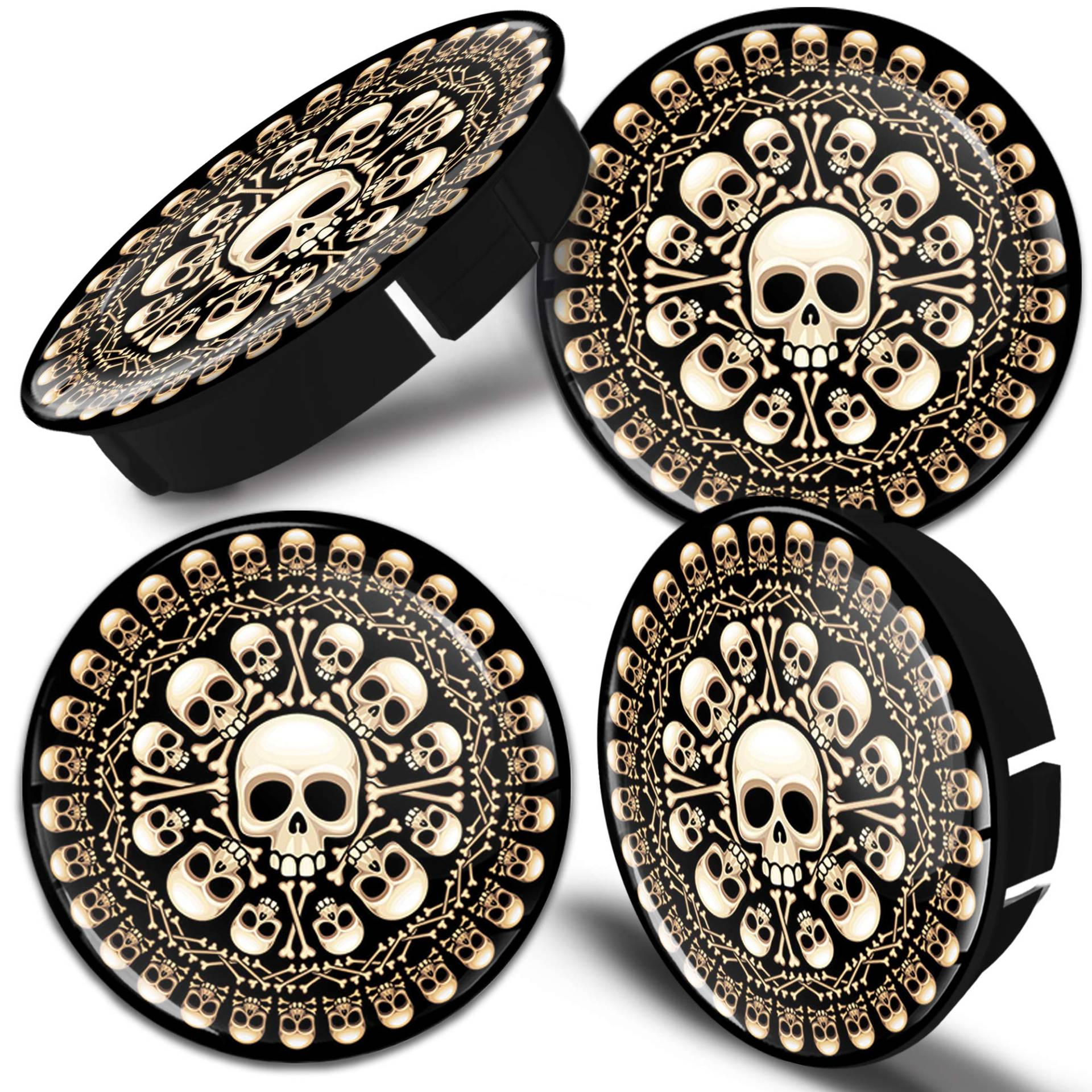 SkinoEu® 4 x 60mm Silikon Nabenkappen Kappen Schädel Totenkopf Felgendeckel Radkappen Radnabendeckel Nabendeckel Auto Tuning C 71 SkinoEu® 4 x 60mm Silikon Nabenkappen Kappen Schädel Totenkopf Felgendeckel Radkappen Radnabendeckel Nabendeckel Auto Tuning C 71 von SkinoEu