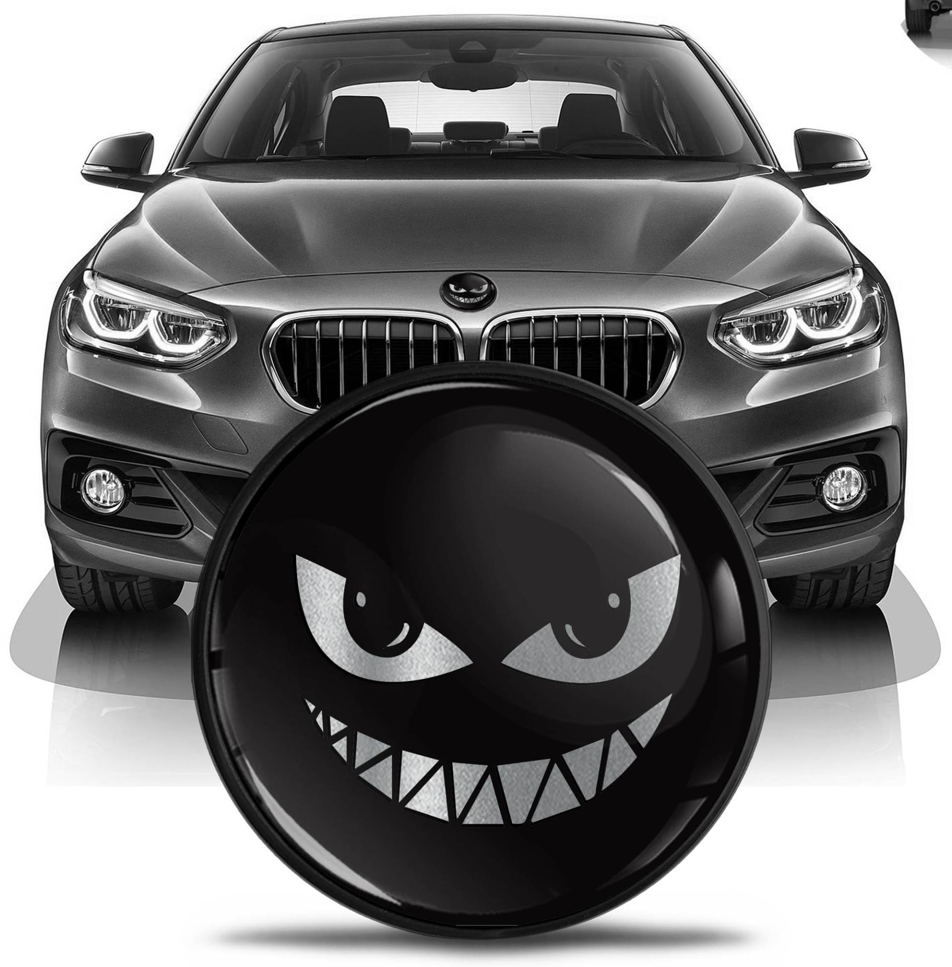 SkinoEu Tuning Emblem für Fronthaube und Kofferraum 82mm Kompatibel mit BMW Emblem 51147057794 Black EN 31 SkinoEu Tuning Emblem für Fronthaube und Kofferraum 82mm Kompatibel mit BMW Emblem 51147057794 Black EN 31 von SkinoEu