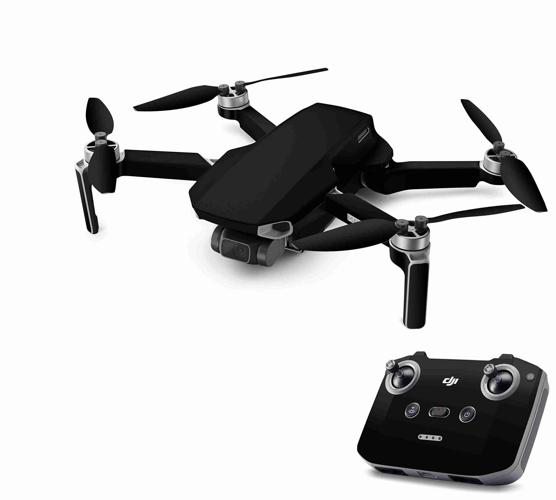 Skins4u Aufkleber Folie kompatibel mit DJI Mavic Mini 2 Drohne Skin Vinyl Skins Schutzfolie Wrap Folierung Sticker Solid state black Skins4u Aufkleber Folie kompatibel mit DJI Mavic Mini 2 Drohne Skin Vinyl Skins Schutzfolie Wrap Folierung Sticker Solid state black von Skins4u
