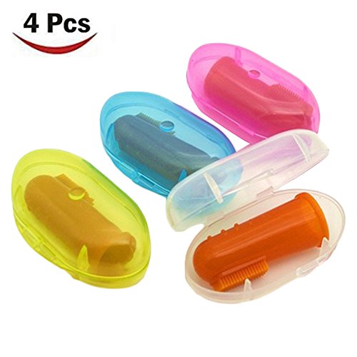 Skisneostype 4 Stück Haustier Zahnbürsten Zahnpflege Weiche Silikon Haustier Finger Zahnbürste Massager Zahnreiniger Werkzeug Hund Katze Reinigung Zubehör Finger Zahnfleisch Massage Bürste mit Hülle Skisneostype 4 Stück Haustier Zahnbürsten Zahnpflege Weiche Silikon Haustier Finger Zahnbürste Massager Zahnreiniger Werkzeug Hund Katze Reinigung Zubehör Finger Zahnfleisch Massage Bürste mit Hülle von Skisneostype