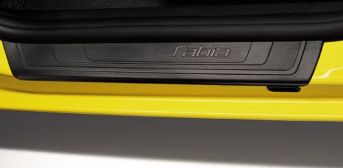 Original Skoda Zubehör Einstiegsleisten Leiste Schwarz Fabia II 4tlg. von SKODA