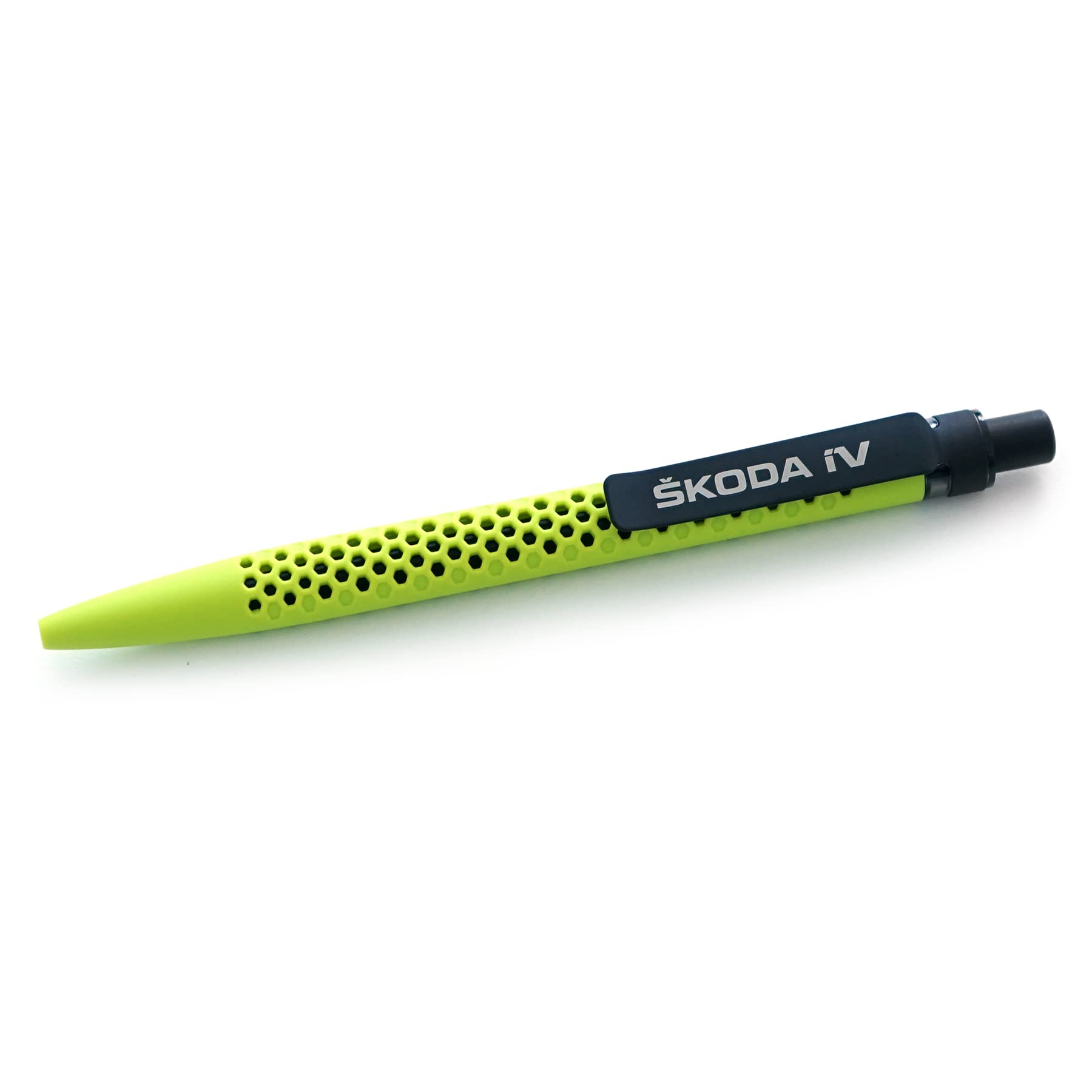Skoda 000087210BE Kugelschreiber iV Stift Wabenstruktur, Lime Green von Skoda