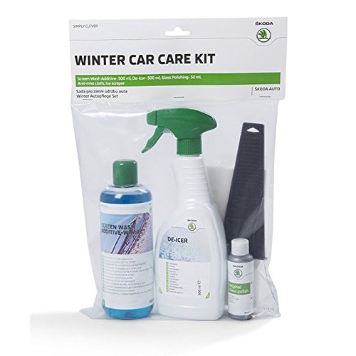 Skoda 000096352H Winter Pflegeset 5-teilig Enteiser Eiskratzer Glaspolitur Tuch Pflege Reinigung Skoda 000096352H Winter Pflegeset 5-teilig Enteiser Eiskratzer Glaspolitur Tuch Pflege Reinigung von Skoda