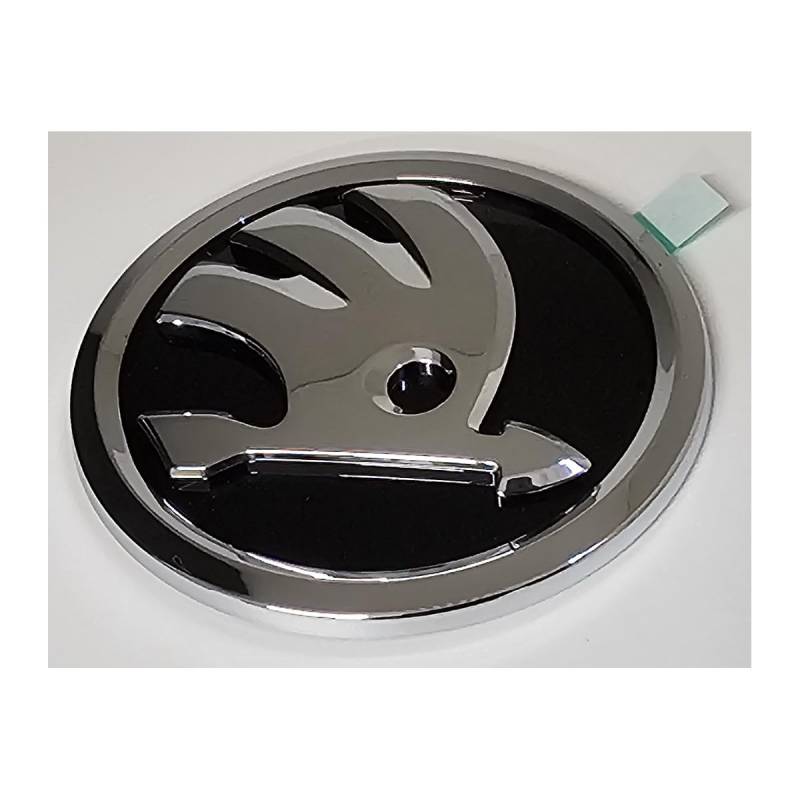 Skoda 1ST853630DFOD Zeichen Emblem Logo Plakette, schwarz/Chrom von Skoda