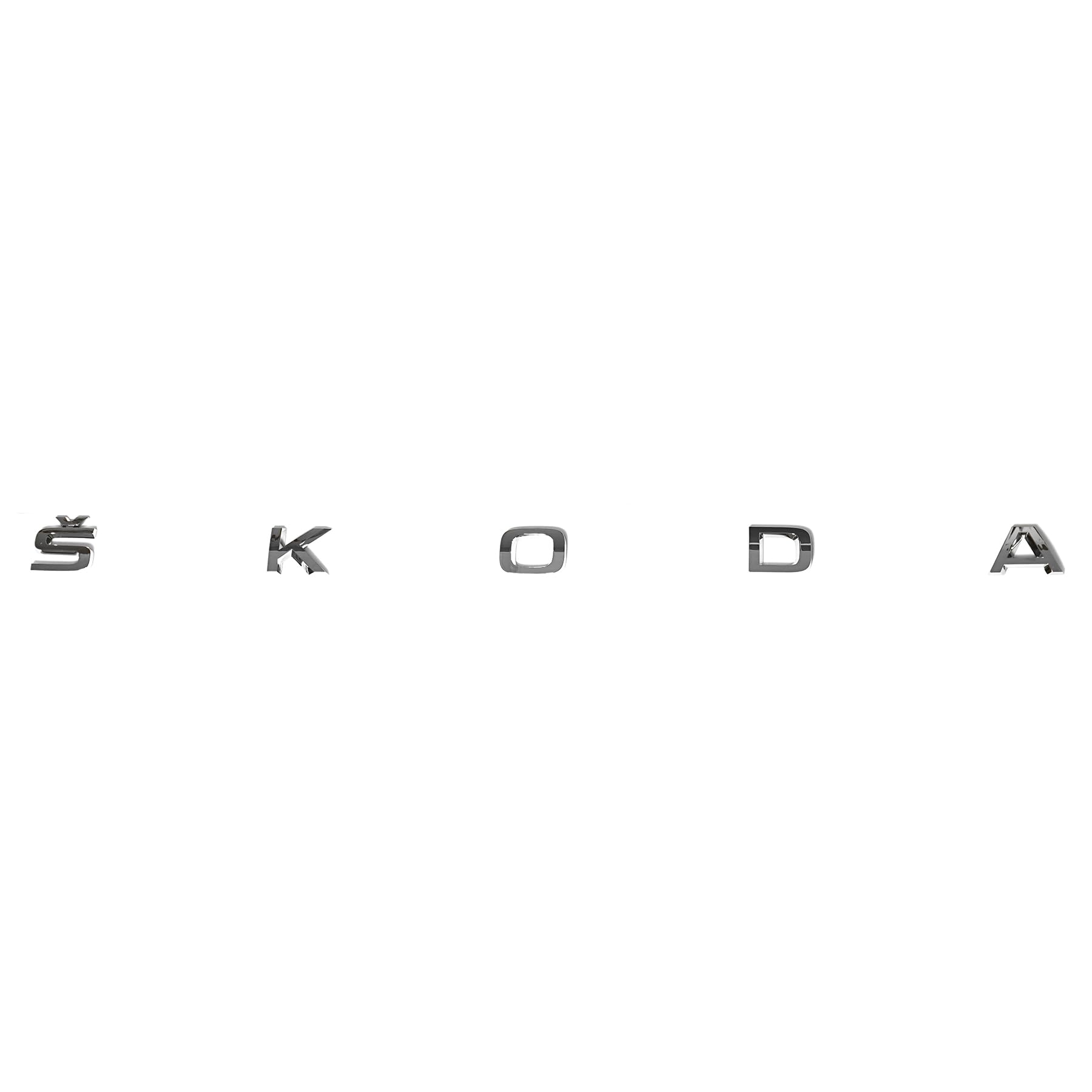 Skoda 1ST853687D2ZZ Schriftzug Heckklappe Emblem Logo Zeichen Chrom von Skoda